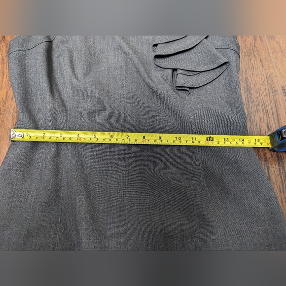 Calvin Klein Ruffle Shoulder Dress - Picture 4 of 9